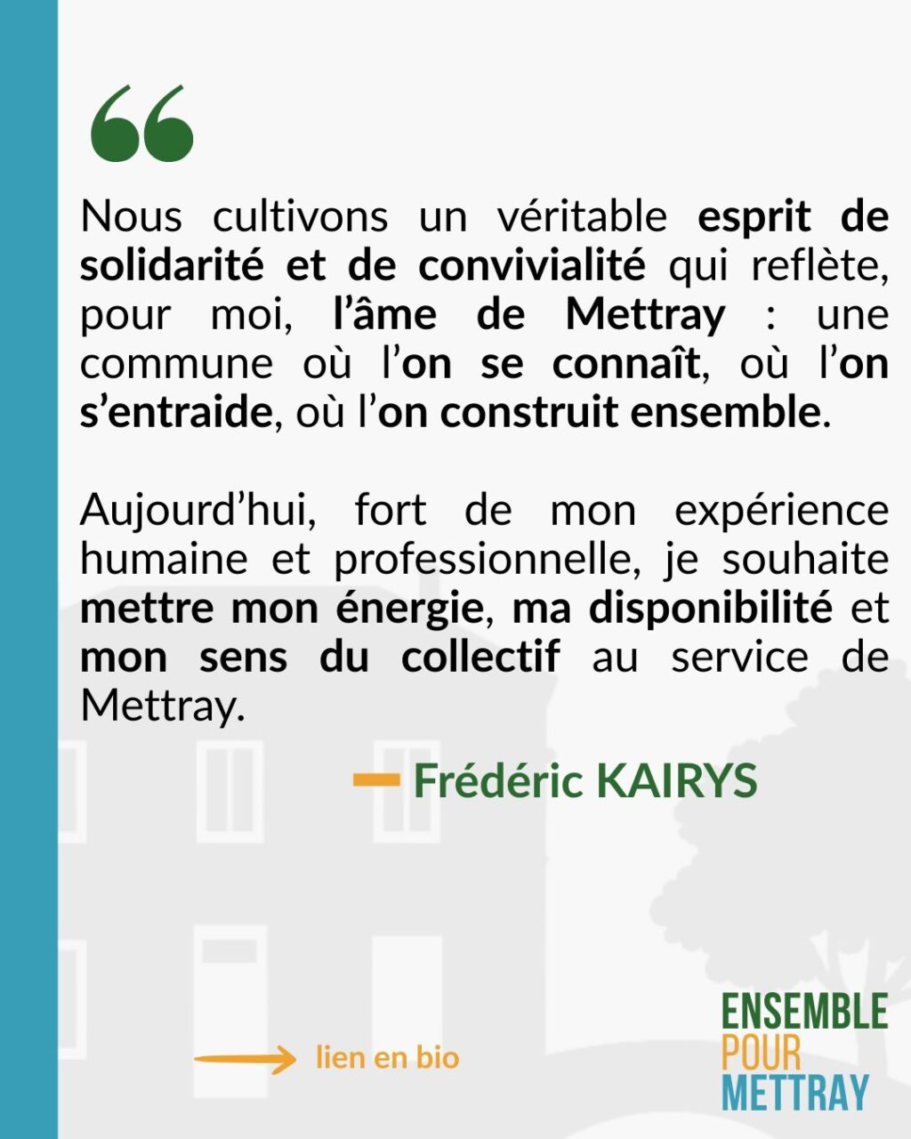 Instagram post from ensemblepourmettray. This post is in position 4.