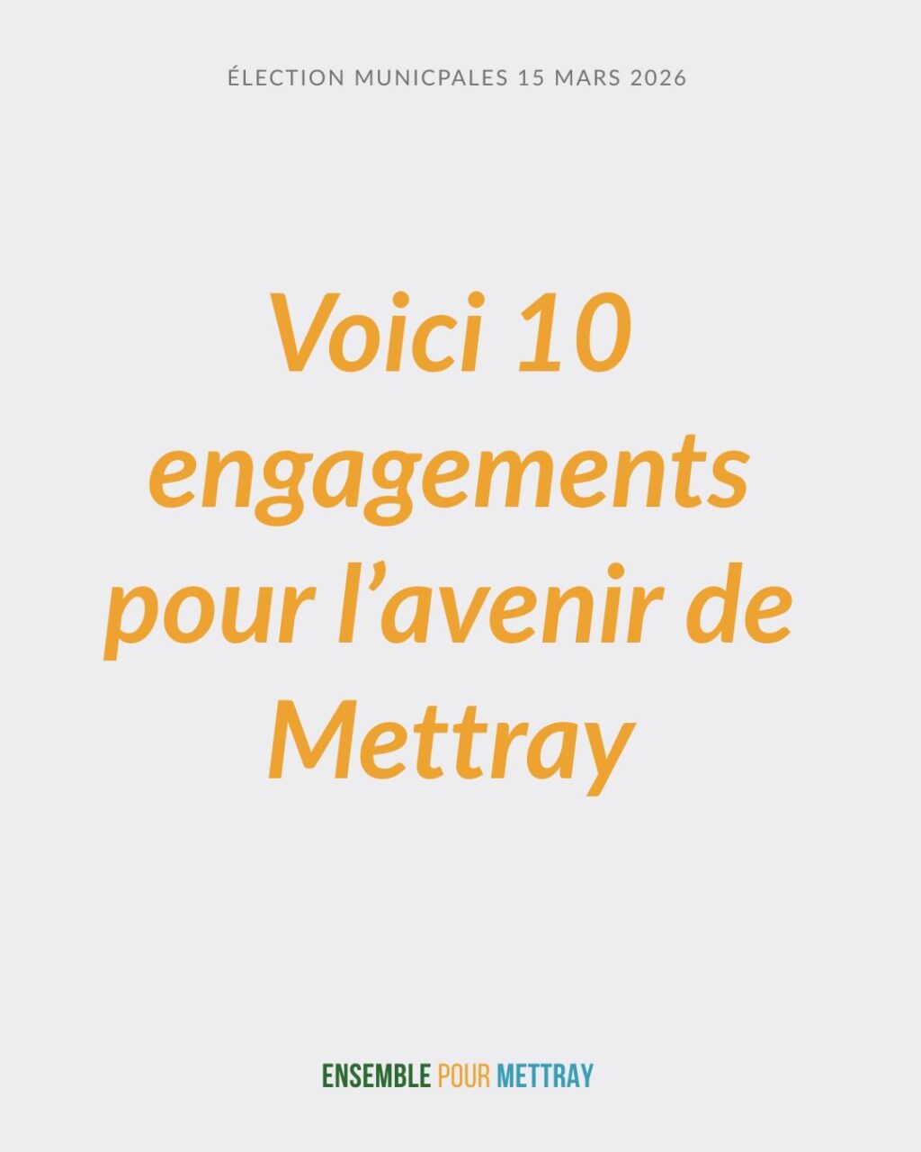 Instagram post from ensemblepourmettray. This post is in position 3.