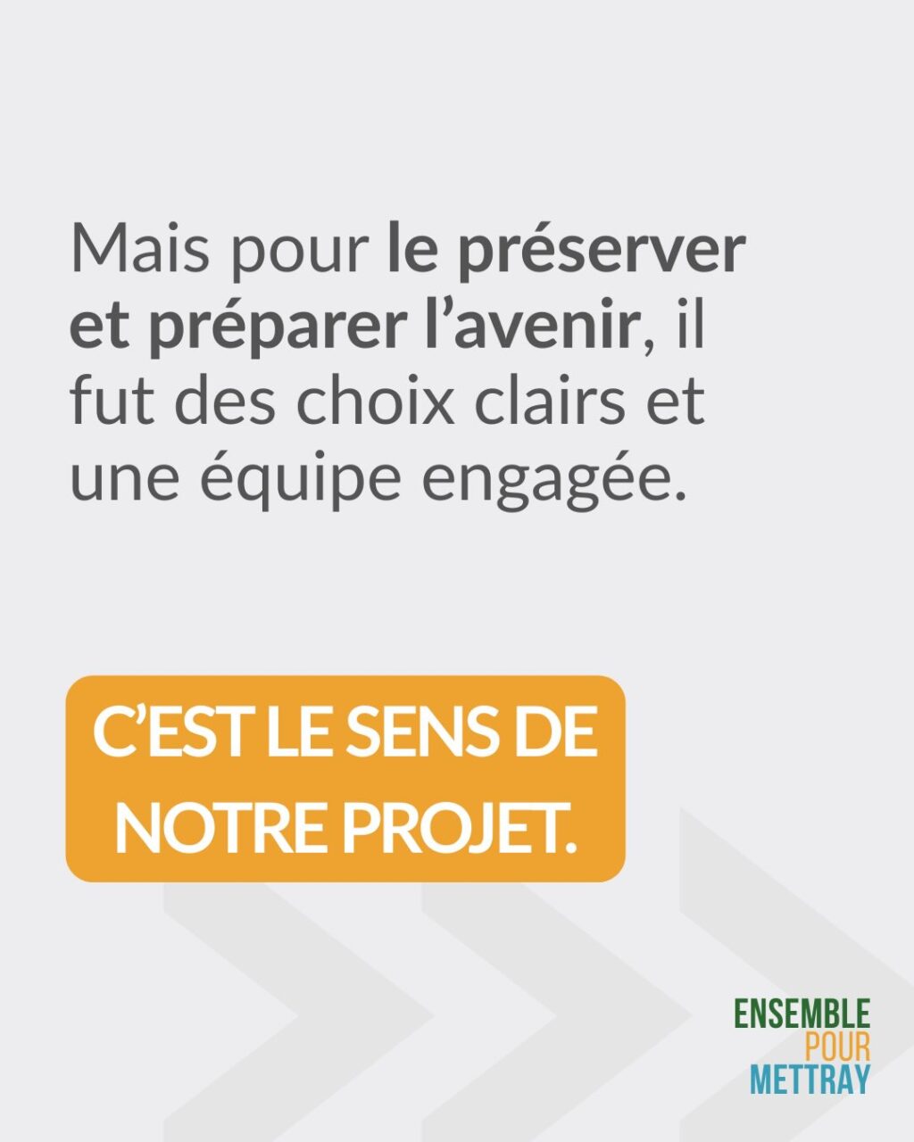 Instagram post from ensemblepourmettray. This post is in position 2.