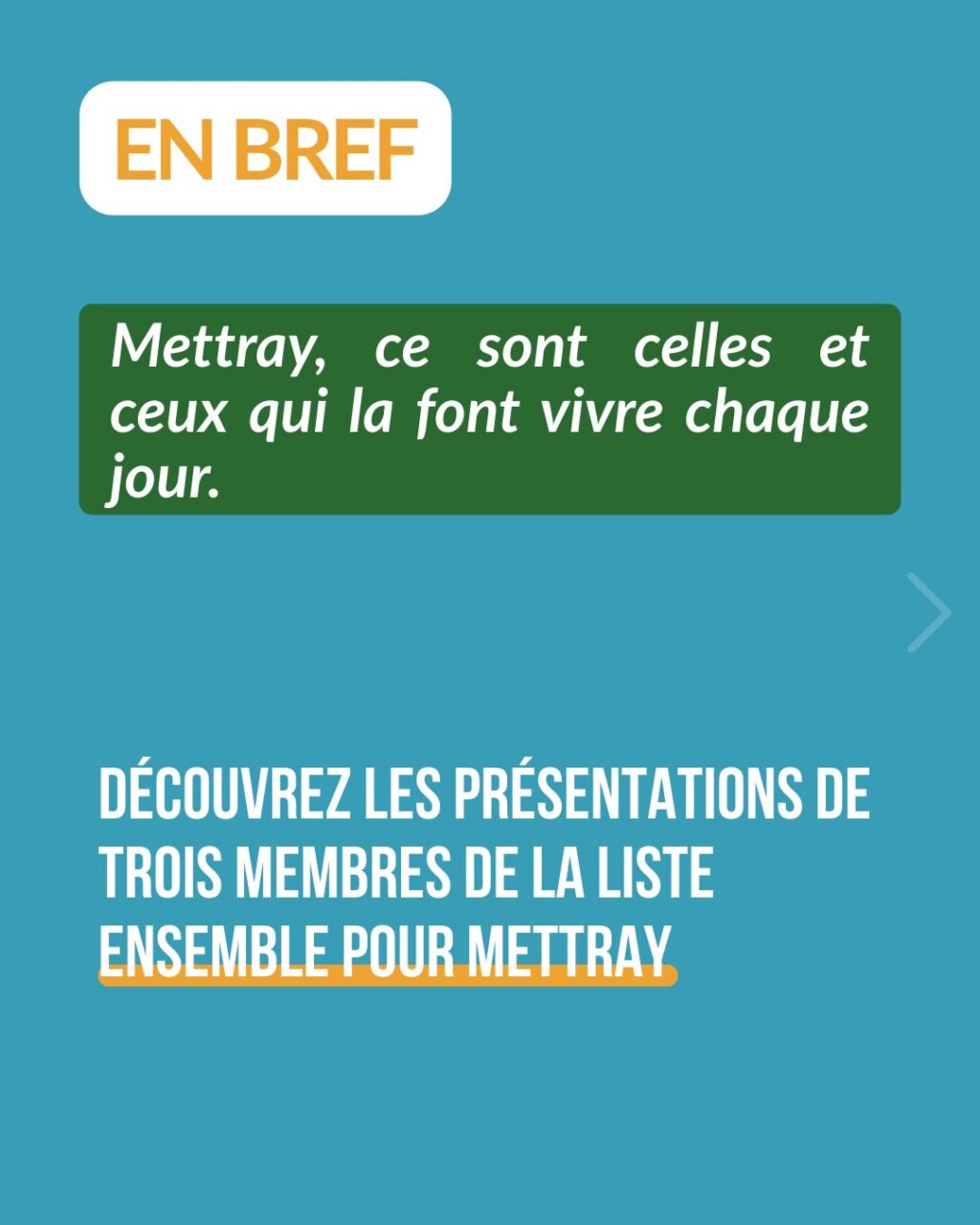 Instagram post from ensemblepourmettray. This post is in position 0.