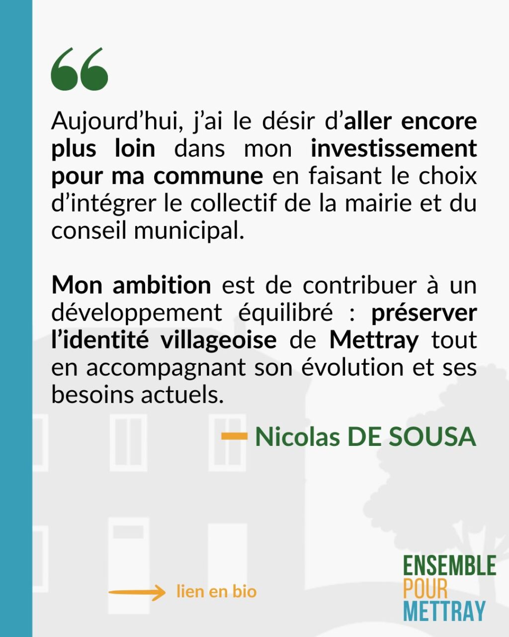 Instagram post from ensemblepourmettray. This post is in position 2.