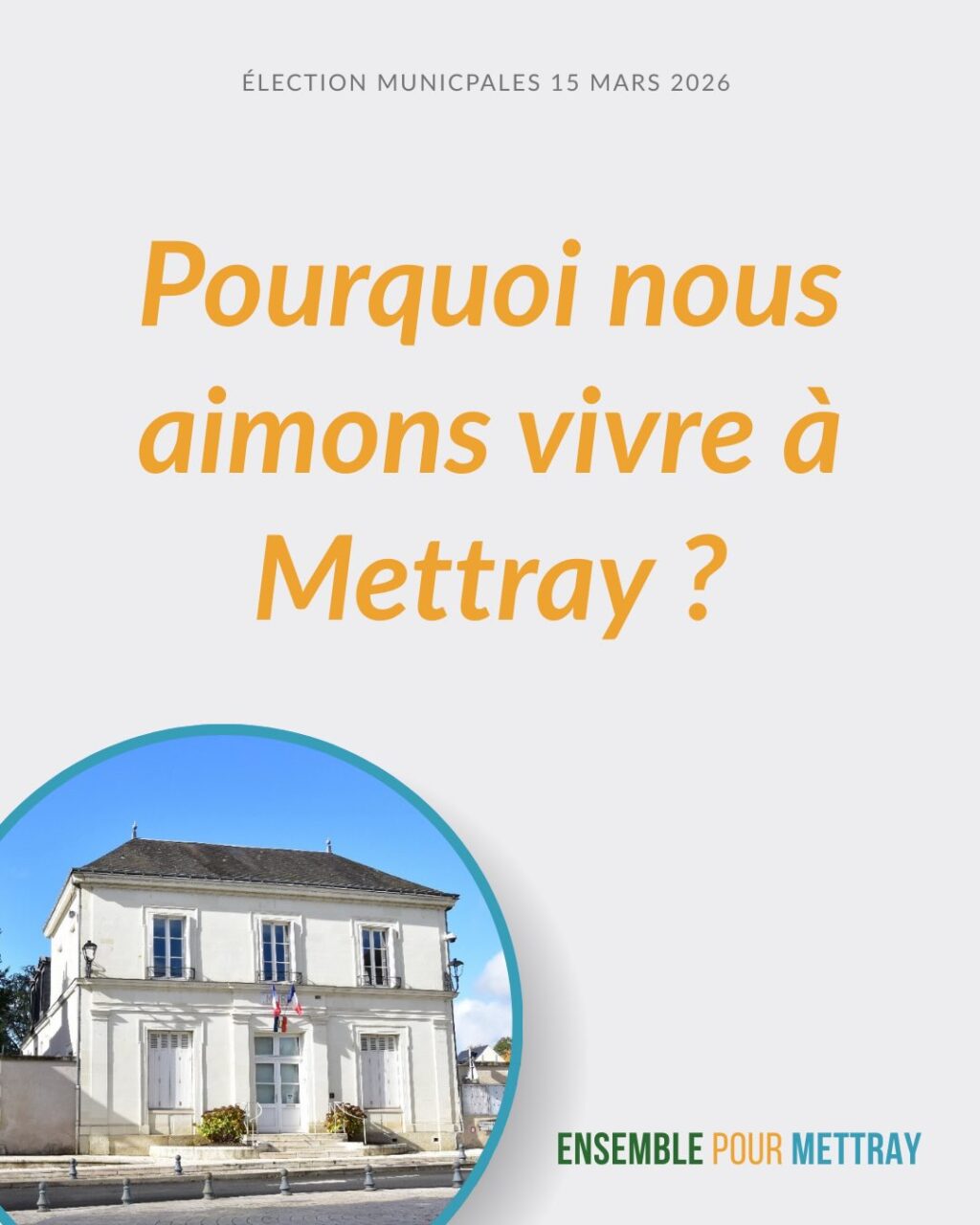 Instagram post from ensemblepourmettray. This post is in position 0.